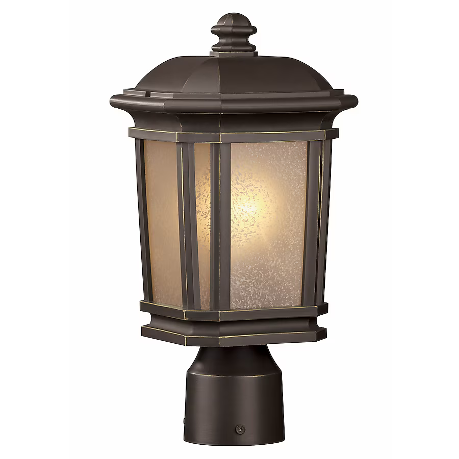 Portfolio Corrigan Dark Brass Traditional Outdoor Post Light, 18206 337134, CLEARANCE PRICE $9.99 + TAX