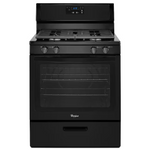 Whirlpool 30-in 4 Burners 5.1-cu ft Freestanding Natural Gas Range (Black), WFG320M0BB/2 *JR2507, Retail: $869.00, FINAL PRICE: $599.99 + TAX