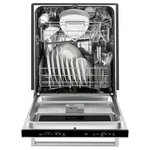 KitchenAid 24-in Top Control Built-in Dishwasher (Stainless Steel) 44-dBA, KDTM384ESS/3 *JR2508, Retail: $1,249.00, FINAL PRICE: $869.99 + TAX