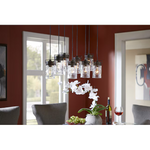 Alpine Reserve Vallymede 8-Light Aged Bronze Farmhouse Clear Glass Jar Large Hanging Pendant Light, B10006 #0575041 *JR2509, Retail: $179.98, FINAL PRICE: $99.99 + TAX