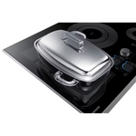 Samsung Premium Plus 30-in 5 burners Stainless Steel Induction Cooktop (comes with a knob), NZ30K7880US *JR2508, Retail: $2299, FINAL PRICE: $1,099.99 + TAX