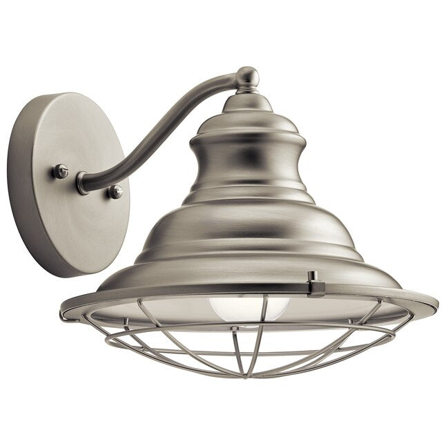 Kichler Clarkson 10-in W 1-Light Brushed Nickel Rustic Wall Sconce Item, 0808071, CLEARANCE PRICE: $14.99 + TAX