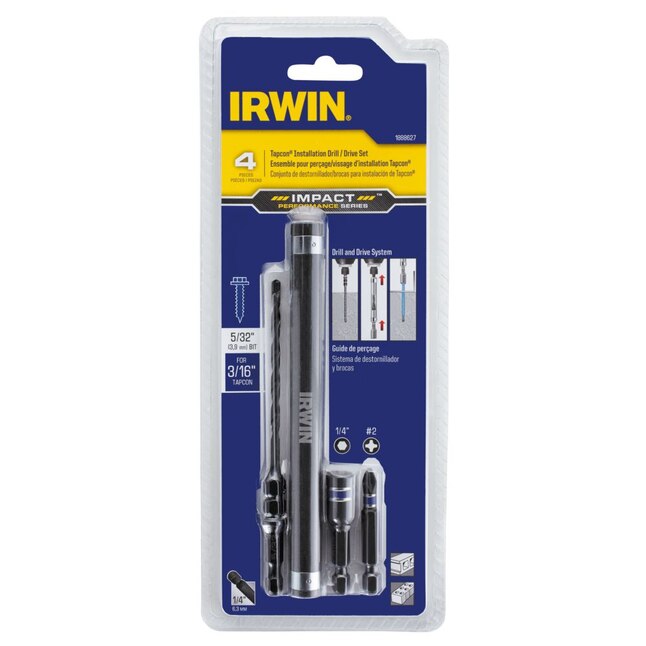 IRWIN Hex Hammer Drill Bit Set - 1888627