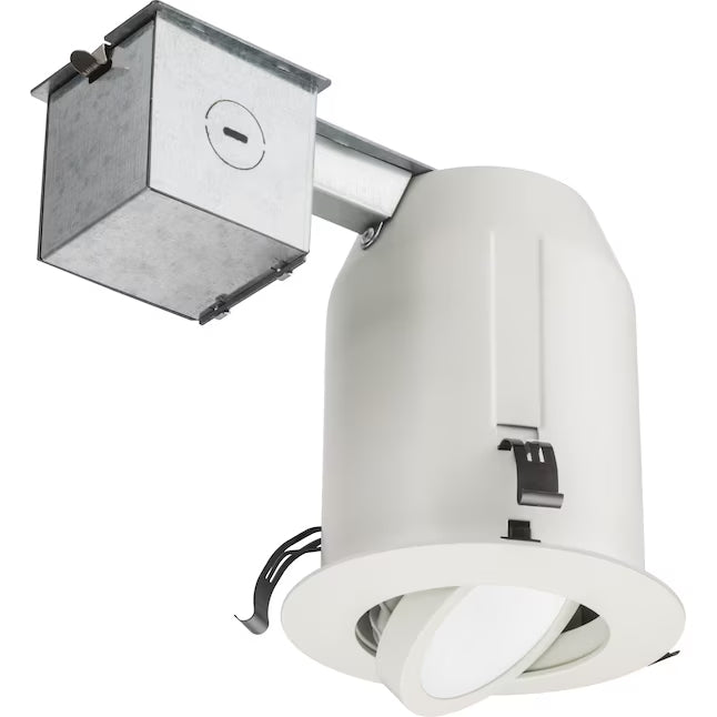 Juno 4-in Remodel or New Construction White Ic Gimbal Recessed Light Kit, 831125 JKLR4AJ06LM30K90W4 MSRP: $ 37.98 CLEARANCE! FINAL PRICE: $2.99 +TAX