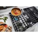 KitchenAid 36-in 5 burners Stainless Steel Gas Cooktop with Downdraft Exhaust, KCGD506GSS/05 *HD2507, Retail: $2,599.00, FINAL PRICE: $1,699.99 + TAX