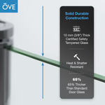 OVE Decors Sedona Satin Nickel 58-in to 60-in x 59-in Semi-frameless Sliding Bathtub Door, 923231 SEDONA-SNTD *HD2405, Retail: $879.00