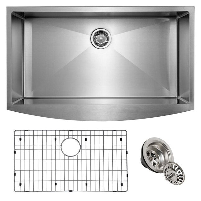 Giagni 33x22 Stainless Steel Single Bowl Farmhouse Kitchen Sink, GSS3322F1, FINAL PRICE: $199.99 + Tax