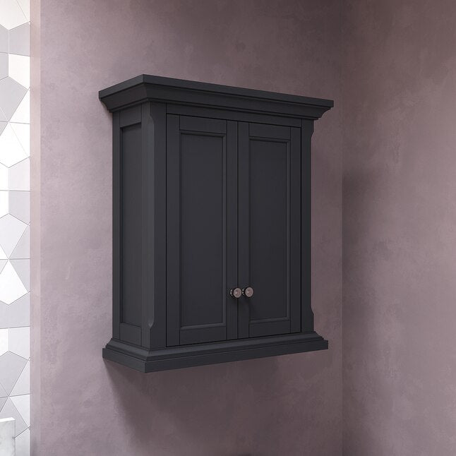 Alpine Reserve Roveland 26x28 Dark Gray Soft Close Bathroom Wall Cabinet, 2026WC-24-200, FINAL PRICE: $49.99 + Tax