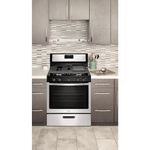 Whirlpool 30-in 5 burners 5.1-cu ft Freestanding Natural Gas Range (Stainless Steel), WFG505M0BS/3 *JR2508, Retail: $989.00, FINAL PRICE: $649.99 + TAX