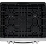 Frigidaire 30-in 4 burners 5-cu ft Freestanding Natural Gas Range (EasyCare Stainless Steel), LFGH3051VF *JR2508, Retail: $1,199.00, FINAL PRICE: $799.99 + TAX