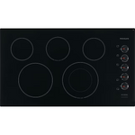 Frigidaire 36-in 5 burners Smooth Surface (Radiant) Black Electric Cooktop, FFEC3625UB/C *JR2508, Retail: $999, FINAL PRICE: $569.99 + TAX