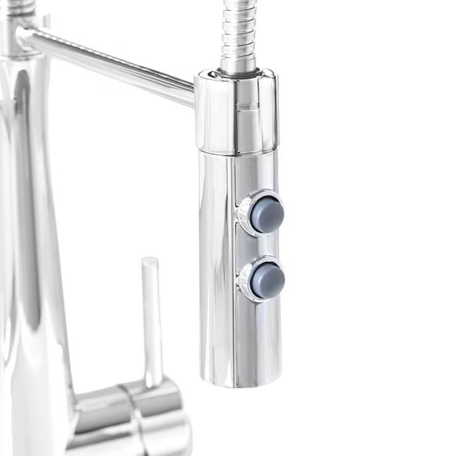 Giagni Fresco Polished Chrome Kitchen Faucet with Sprayer ( Deck Plate & Soap Dispenser Included), PD180-PC, 130202,FINAL PRICE: $99.99 + Tax