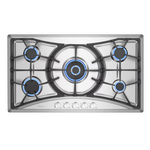 Empava 36-in 5 burners Stainless Steel Gas Cooktop, EMPV-36GC22, Retail: $522.12, FINAL PRICE: $299.99 + TAX