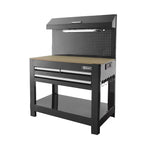 Kobalt 36-in H 3 -Drawers Gloss Black Powder Coat MDF Work Bench, SHS3DWBB245 #1631166 *HD2507, Retail: $299.00, FINAL PRICE: $199.99 + TAX