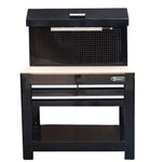 Kobalt 36-in H 3 -Drawers Gloss Black Powder Coat MDF Work Bench, SHS3DWBB245 #1631166 *HD2507, Retail: $299.00, FINAL PRICE: $199.99 + TAX