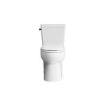 White Elongated Chair height Soft Close 2-piece Toilet 12-in Rough-In WaterSense 1.28 GPF, A20211
