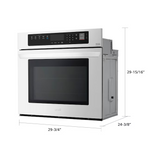 LG EasyClean 30-in Single Electric Wall Oven True Convection and Self-cleaning (Stainless Steel), LWS3063ST *HD2507, Retail: $2,199.00, FINAL PRICE: $999.99 + TAX
