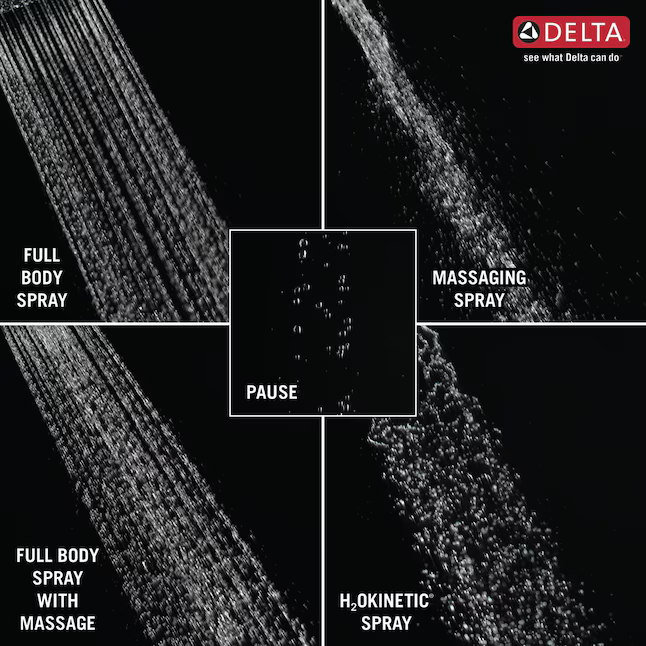 Delta Lumicoat Stainless 6-in Round Fixed Rain 1.75-GPM (6.6-LPM), 52668-SS-PR *HD2410, Retail: $240.20, FINAL PRICE: $119.99 + TAX