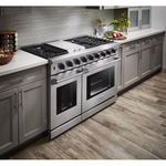 Thor Kitchen 48-in 7 burners 4.6-cu ft / 2.2-cu ft Convection Oven Freestanding Double Oven Gas Range (Stainless Steel), LRG4807U *JR2508, Retail: $5,499.00, FINAL PRICE: $3,799.99 + TAX