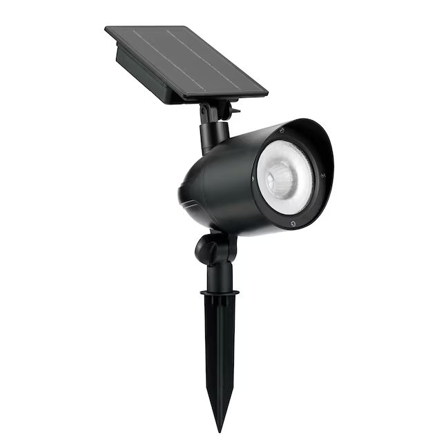 Harbor Breeze Color-Changing 120-Lumen Black Solar LED Flood Light, SS75C-LF120C-BK-T15 4108944, Retail: $29.98, FINAL PRICE: $17.99 + TAX