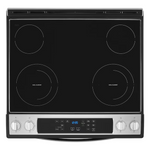 Whirlpool 30-in Glass Top 4 burners 4.8-cu ft Slide-In Electric Range (Stainless Steel), WEE515SALS/2 *JR2506, Retail: $1,899.00, FINAL PRICE: $799.99 + TAX