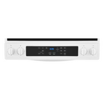 Whirlpool 30-in Glass Top 4 burners 4.8-cu ft Slide-In Electric Range (White), WEE515SALW/2 *JR2506, Retail: $1,849.00, FINAL PRICE: $799.99 + TAX