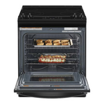 Whirlpool 30-in Glass Top 4 burners 4.8-cu ft Slide-In Electric Range (Black), WEE515SALB/2 *JR2506, Retail: $1,849.00, FINAL PRICE: $799.99 + TAX