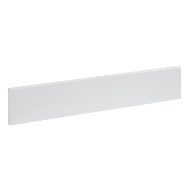 Alpine Reserve 4-in H x 21-in L x 0.75-in D Pure White Engineered Stone Sidesplash, PU-21WHT-907-SS, FINAL PRICE: $29.99 + Tax