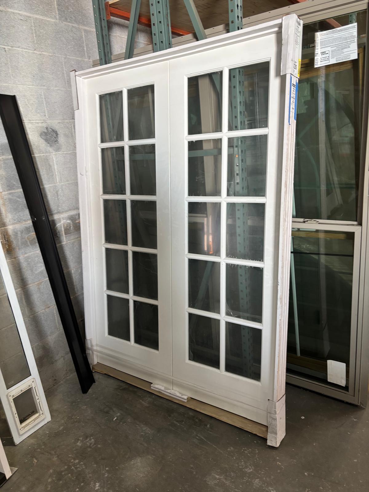 Jeldwen Interior Double Prehung Door with Grid 56x80 ,*HD2501 #7