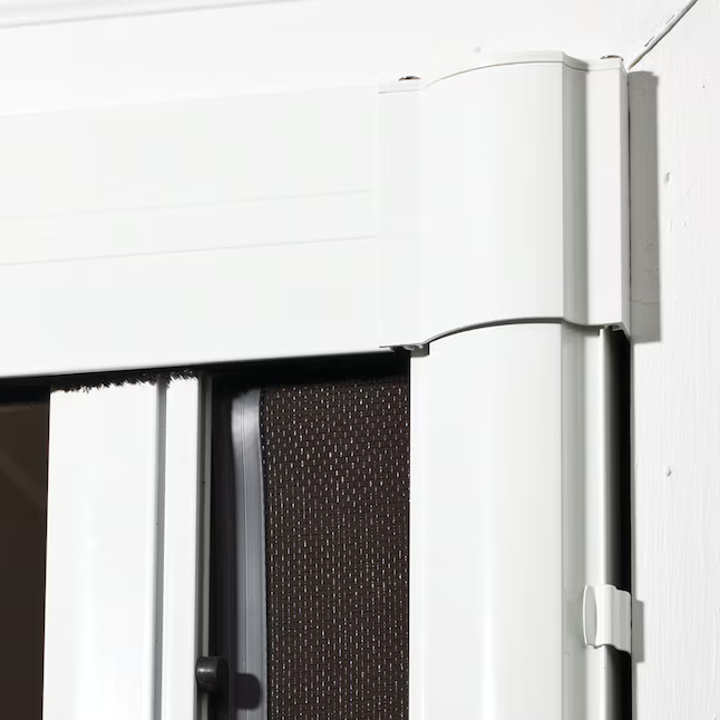Larson 30 x 80.875 Retractable Screen Door, Custom Escape 100, Almond, E100 *HD2409, Retail: $370.23, FINAL PRICE: $179.99 + TAX