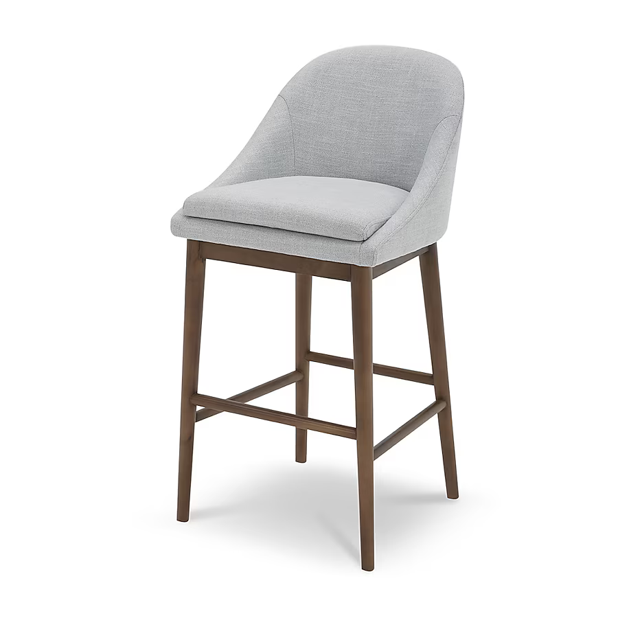 Origin 21 Brown 29.9-in H Bar Height Upholstered Wood Bar Stool Back, KF.Y1237 4911624, Retail: $179.00, FINAL PRICE: $99.99 + TAX