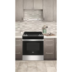 Whirlpool 30-in Glass Top 4 burners 4.8-cu ft Slide-In Electric Range (Stainless Steel), WEE515SALS/2 *JR2506, Retail: $1,899.00, FINAL PRICE: $799.99 + TAX
