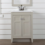 Diamond NOW Brenton 24-in Single Sink Bathroom Vanity, EC2024P2M1-KG, MSRP: $739.00, Final Price: $399.99 + tax