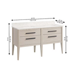 Origin 21 Nova 60-in Cerused Natural Oak Undermount Double Sink Bathroom Vanity with Engineered Calacatta Marble Top, 1688VA-60-274-926-UM, FINAL PRICE: $949.99 + Tax