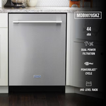 Maytag 24-in Top Control Built-in Dishwasher With Third Rack (Fingerprint Resistant Stainless Steel) 44-dBA, MDB9979SKZ/0 *JR2507, Retail: $1,049.00, FINAL PRICE: $649.99 + TAX