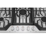 Frigidaire 36-in 5 burners Stainless Steel Gas Cooktop, FCCG3627AS *JR2508, Retail: $1,099.00, FINAL PRICE: $579.99 + TAX