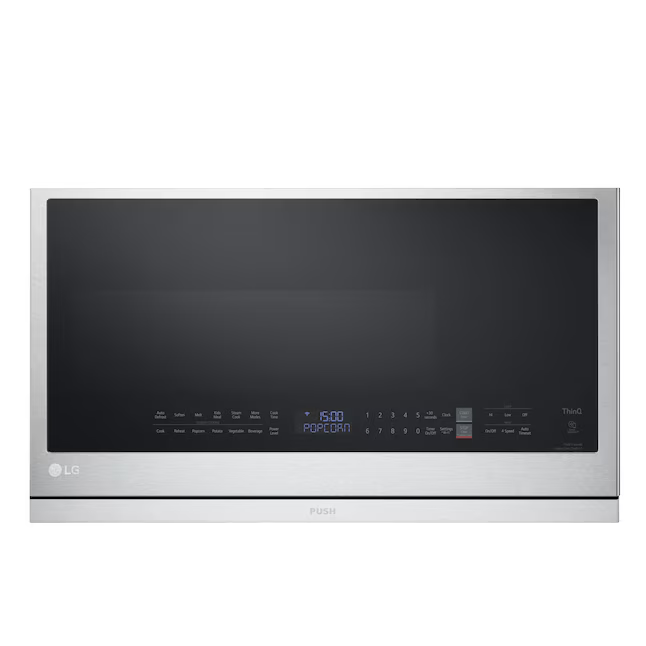 LG ExtendaVent 2.1-Cu. Feet 29.88-Inches Over-the-Range Microwave with Sensor Cooking ( PrintProof Stainless Steel ), MVEL2137F *JR2502
