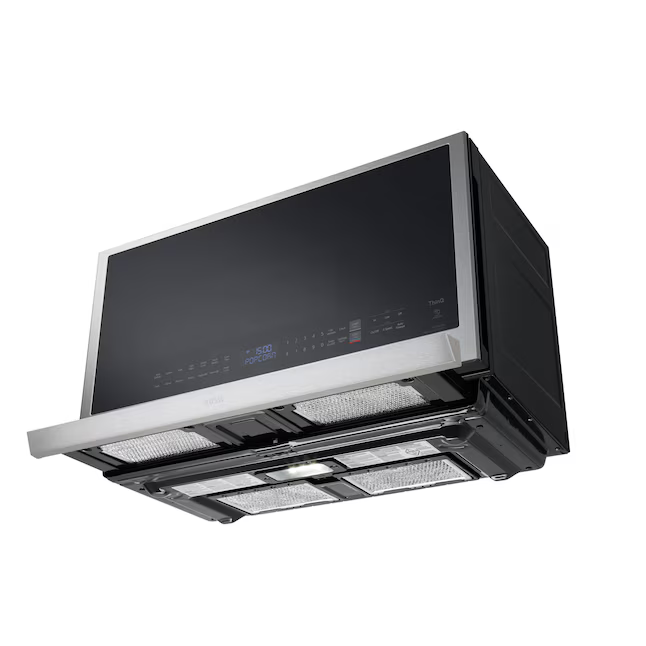 LG ExtendaVent 2.1-Cu. Feet 29.88-Inches Over-the-Range Microwave with Sensor Cooking ( PrintProof Stainless Steel ), MVEL2137F *JR2502