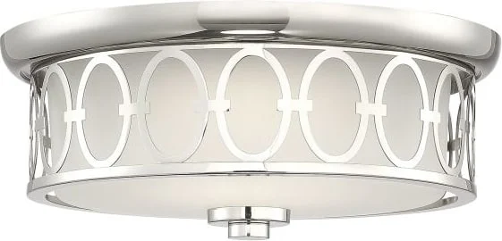 6-2390-14-109 LQ SHERRILL 20 WATT LED FLUSH MOUNT RETAIL:$ 218.00 WHOLESALE:$ 109.00 (C-7)