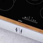 Bosch 800 Series 30-in 4 burners Smooth Surface (Radiant) Black Electric Cooktop with Bridge Element, NET8069UC/01 *JR2507, Retail: $1,499.00, FINAL PRICE: $899.99 + TAX