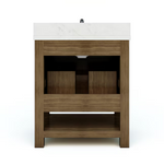Alpine Reserve Kennilton 30-in Gray Oak Undermount Single Sink Bathroom Vanity with White Carrera Engineered Stone Top, WSLW30IFV #1571223 *JR2509, Retail: $999.00, FINAL PRICE: $399.99 + TAX