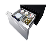 Summit Appliance 24-in Built-in/Freestanding Drawer Refrigerator (Panel-Ready Stainless Steel Front/Back Cabinet), SDR24 *JR2508, Retail: $, FINAL PRICE: $1199.99 + TAX