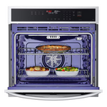 LG Air Fry with Easy Clean 30-in Smart Compatible Single Electric Wall Oven with Air Fry Single-fan and Self-cleaning ( PrintProof Stainless Steel ), WSEP4723F/00 *HD2507, Retail: $2,199.00, FINAL PRICE: $999.99 + TAX