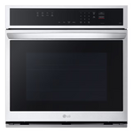 LG Air Fry with Easy Clean 30-in Smart Compatible Single Electric Wall Oven with Air Fry Single-fan and Self-cleaning ( PrintProof Stainless Steel ), WSEP4723F/00 *HD2507, Retail: $2,199.00, FINAL PRICE: $999.99 + TAX