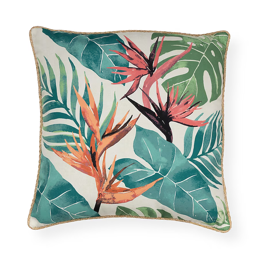 allen + roth Floral Paradise Garden Square Throw Pillow, 04328010 5466099 *HD2409, Retail: $24.98, FINAL PRICE: $9.99 + TAX