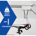 Kobalt 38-in Silver Steel Bike Rack, 54004 5129540 *JR2407, MSRP: $49.98, Final Price: $29.99+Tax