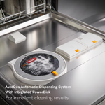 Miele AutoDos 24-in Top Control Built-in Dishwasher With Third Rack (Fingerprint Resistant Clean Touch Steel) ENERGY STAR 43-dBA, G 7176 SCVi SF *JR2507, Retail: $1,849.00, FINAL PRICE: $999.99 + TAX