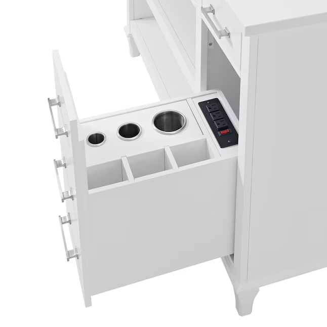 Alpine Reserve Brookview 48-in White ADA Vanity with White Engineered Stone Top, 1789VADA-48-201-901-UM, FINAL PRICE: $599.99 + Tax