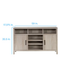 Alpine Reserve Transitional Light Chestnut TV cabinet (Accommodates TVs up to 60-in), 433214 #4911613 *HD2507, Retail: $299.00, FINAL PRICE: $149.99 + TAX