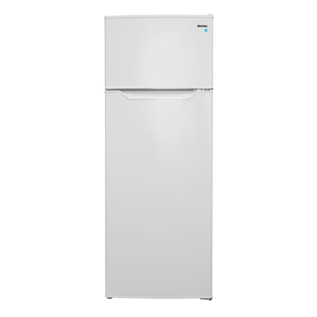Danby 7.4-cu ft Counter-Depth Top-Freezer Refrigerator (White) ENERGY STAR, DPF074B2WDB-6 *JR2503